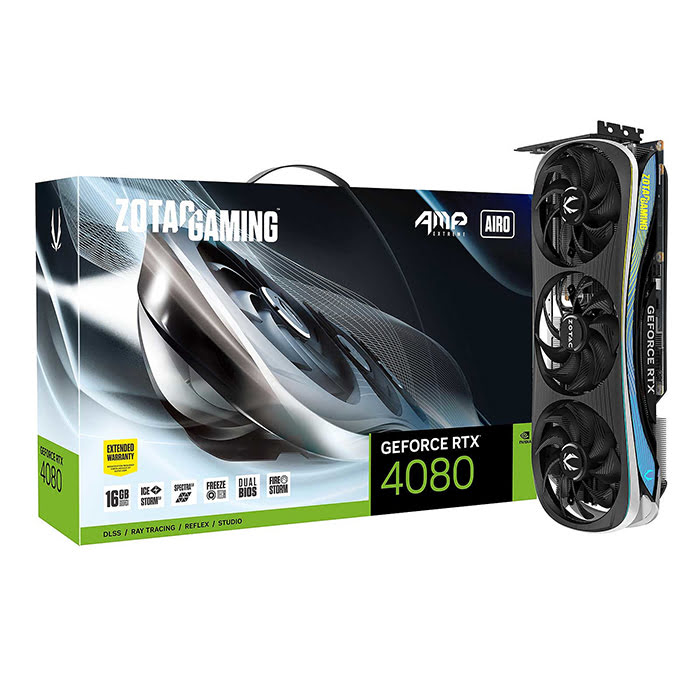 ZOTAC RTX 4080 16G AMP EXTREME AIRO  - Carte graphique ZOTAC - 0