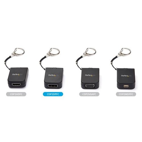 Keychain Adapter - USB C to DP - 4K 60Hz - Achat / Vente sur grosbill-pro.com - 4