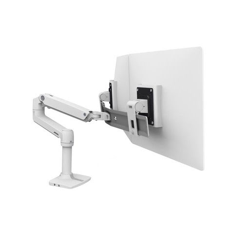 LX Desk Dual Direct Arm Bright White - Achat / Vente sur grosbill-pro.com - 1