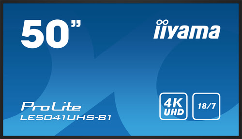 Iiyama PROLITE LE5041UHS-B1 (LE5041UHS-B1) - Achat / Vente Affichage dynamique sur grosbill-pro.com - 0