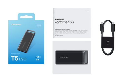 Samsung T5 Evo USB 3.2 8To Black (MU-PH8T0S/EU) - Achat / Vente Disque SSD externe sur grosbill-pro.com - 7