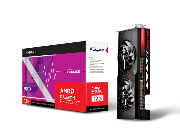 Sapphire Pulse Radeon RX 7700 XT GAMING 12GB - Carte graphique - 1