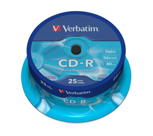 CD-R/700MB 80Min 52x DataLife Spdl 25pk - Achat / Vente sur grosbill-pro.com - 1