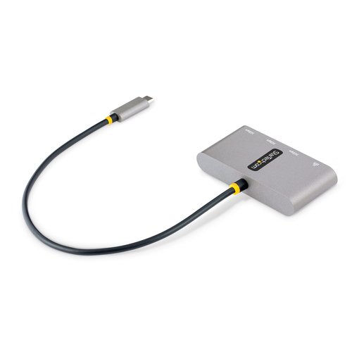 HUB USB-C A 3 PORTS AVEC ETHER - Achat / Vente sur grosbill-pro.com - 1