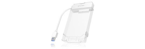 ICY BOX externes 2,5 Zoll FestplattengehÃ¤use, USB 3.0, IB-AC703-U3 - weiÃŸ - Achat / Vente sur grosbill-pro.com - 0