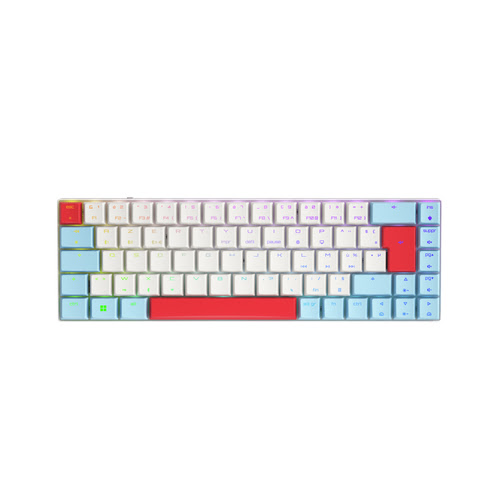 Grosbill Clavier PC Cherry MX-LP 2.1 Compact - Blanc/RGB/MX/Sans Fil