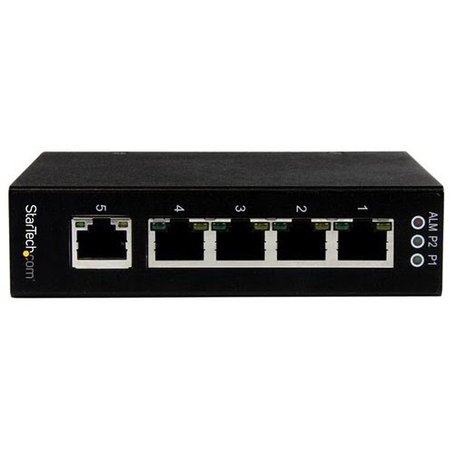 5 Port Industrial Gigabit Network Switch - Achat / Vente sur grosbill-pro.com - 1