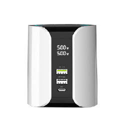 Chargeur DC18 White - Induction + 3xUSB