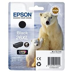 Grosbill Consommable imprimante Epson Cartouche d'encre Noir 26XL - T2621