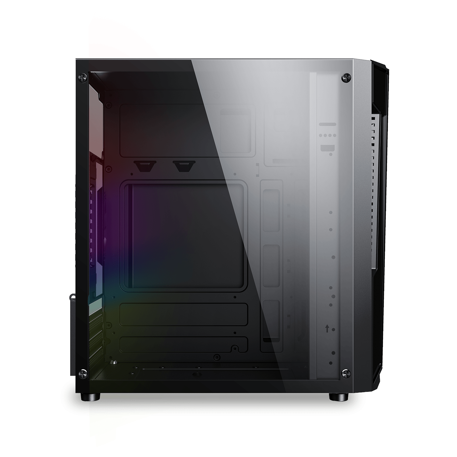 SPIRIT OF GAMER - CLONE III, Boitier PC Gamer RGB Blanc, Pour ATX