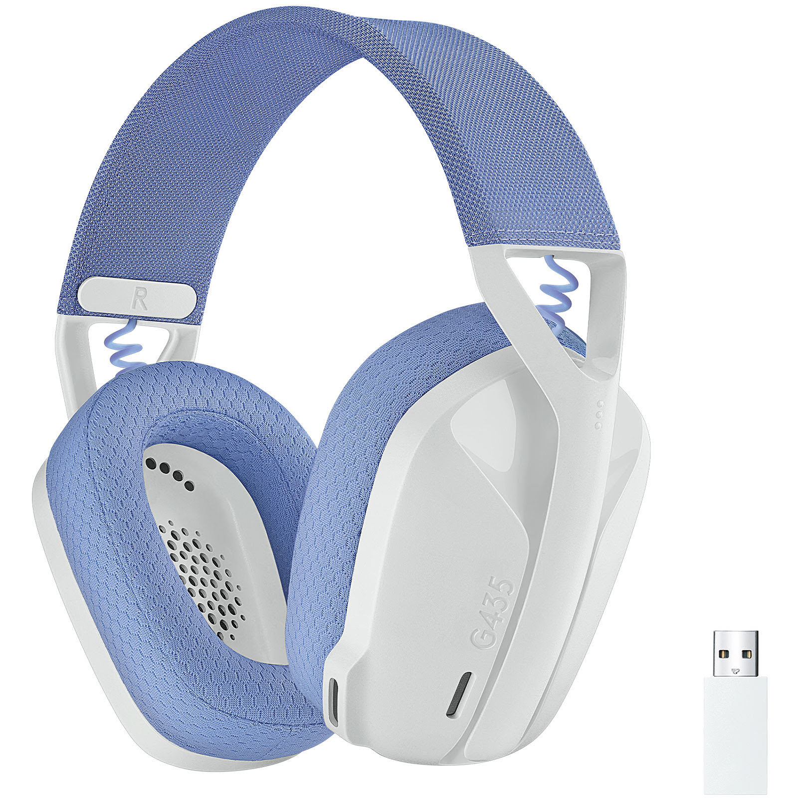 Logitech G435 Lightspeed Stereo Blanc - Micro-casque - grosbill-pro.com - 0