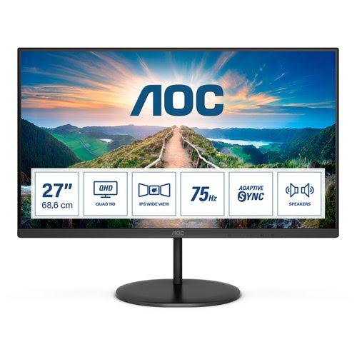 QHD 27" IPS 75Hz 4ms Display Port - Achat / Vente sur grosbill-pro.com - 0