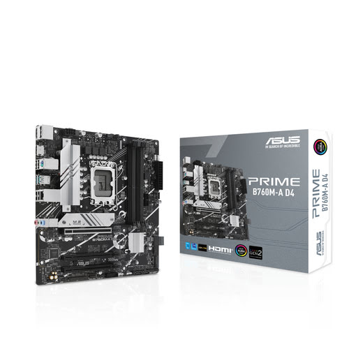 Asus PRIME B760M-A D4 Micro-ATX  - Carte mère Asus - grosbill-pro.com - 0