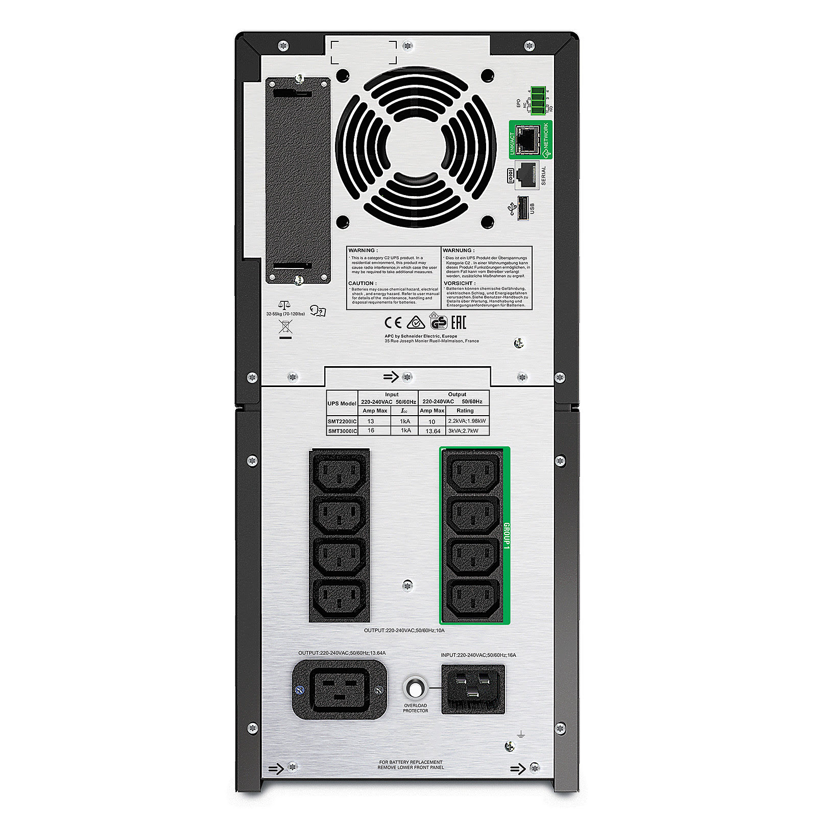 Smart UPS 2200VA IC SMT2200IC - Achat / Vente sur grosbill-pro.com - 1