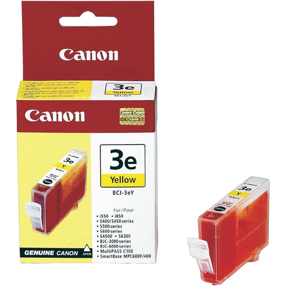 Cartouche BCI 3 E Yellow - 4482A002 pour imprimante Jet d'encre Canon - 0