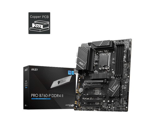 MSI PRO B760-P DDR4 II ATX  - Carte mère MSI - grosbill-pro.com - 0