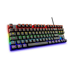 Grosbill Clavier PC The G-LAB Keyz Mercury - Noir/RGB/Filaire