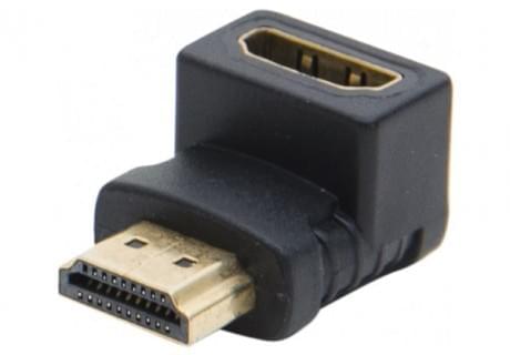 Adaptateur HDMI Male/Femelle coudé 90° - 0