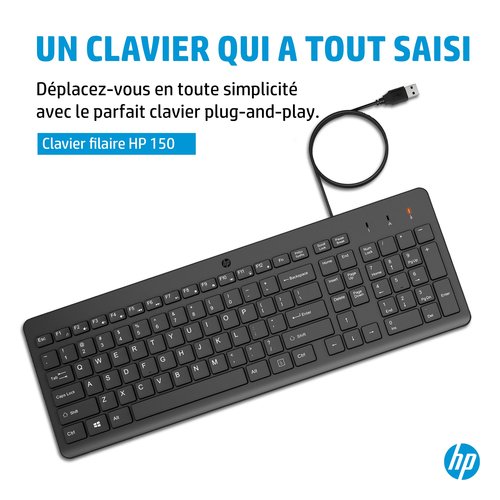 HP 150 WD KBD - Achat / Vente sur grosbill-pro.com - 6