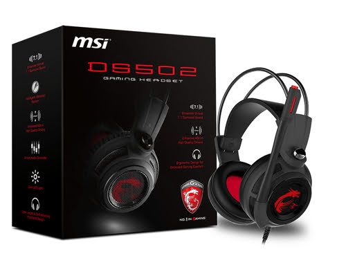 MSI DS502 V2 7.1 Surround Noir - Micro-casque - grosbill-pro.com - 0