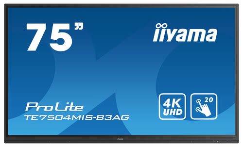Iiyama 75"  TE7504MIS-B3AG - Ecran PC Iiyama - grosbill-pro.com - 0