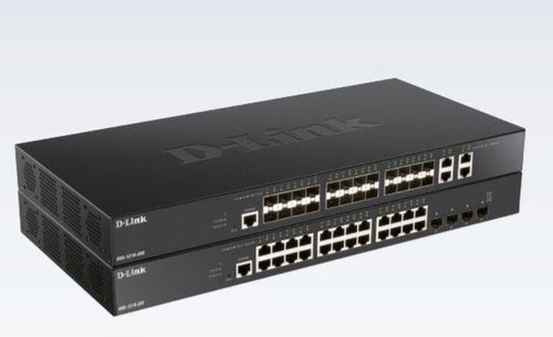 Grosbill Switch D-Link Smart+L2+24 ports 10GbE cuivre&4 ports