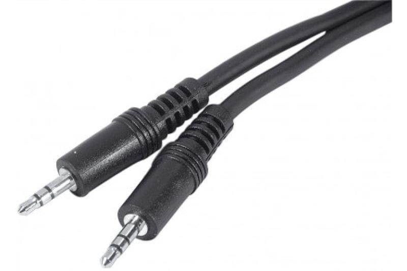 Câble Audio Jack 3.5 M/M 2m - Connectique TV/Hifi/Video - 0