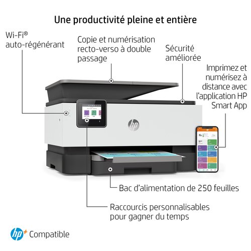 OFFICEJET PRO 9010E ALL-IN-ONE (257G4B#629) - Achat / Vente sur grosbill-pro.com - 6