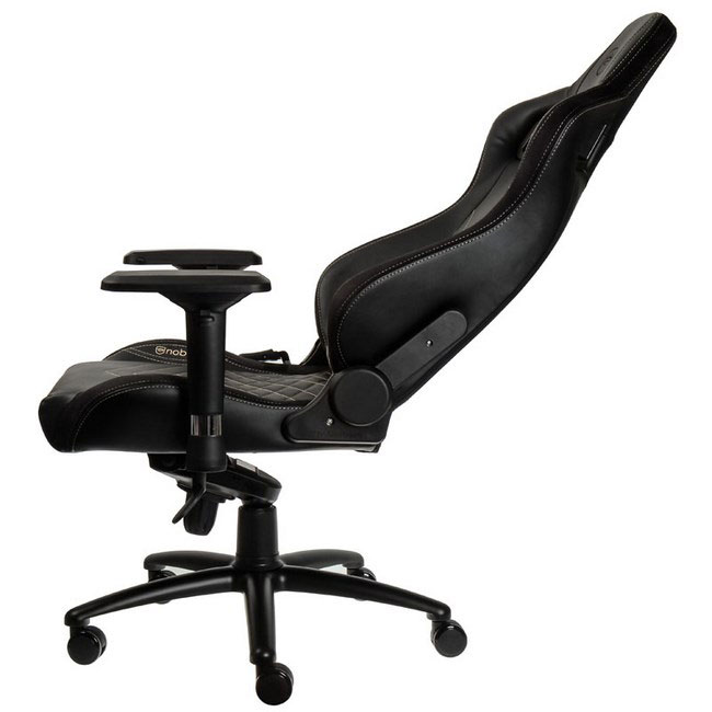 NobleChairs EPIC Series Noir/Or - Siège PC Gamer - grosbill-pro.com - 2