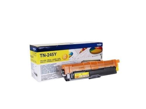 Toner Jaune TN245Y 2200p pour imprimante Laser Brother - 0