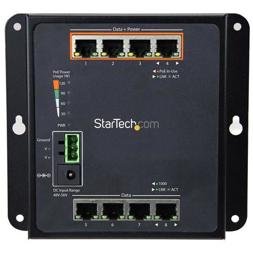 GbE Switch - 8-Port 4 PoE+- Managed - Achat / Vente sur grosbill-pro.com - 1