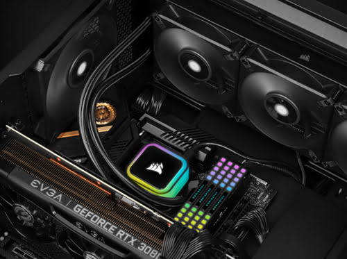 Corsair iCUE H100i ELITE 240mm - Watercooling Corsair - 1