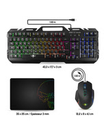 Spirit Of Gamer Pack Gaming 3 en 1 PRO-MK5 - Pack Clavier/Souris - 6