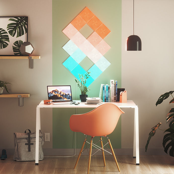 Nanoleaf Canvas Starter Kit - 17 pièces (NL29-0010SW-17PK) - Achat / Vente Objet connecté / Domotique sur grosbill-pro.com - 2