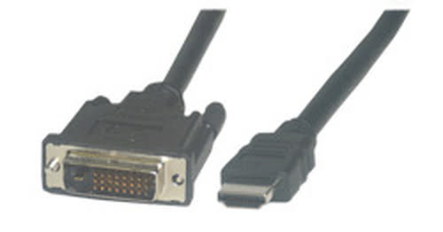 Cable/HDMI 19>DVI-D 24+1 2m - Achat / Vente sur grosbill-pro.com - 0