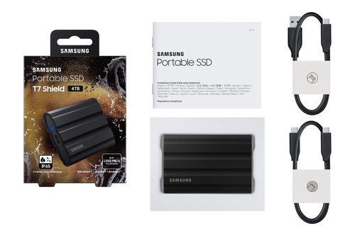 Samsung T7 SHIELD 4To Black (MU-PE4T0S/EU) - Achat / Vente Disque SSD externe sur grosbill-pro.com - 11