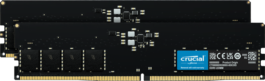 Grosbill Mémoire PC Crucial CP2K32G56C46U5 (2x32Go DDR5 5600 PC44800)