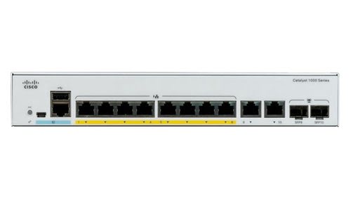 Grosbill Switch Cisco Catalyst C1000-8FP-E-2G-L - 8 (ports)/10/100/1000/Avec POE/Manageable