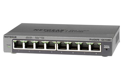 Switch Netgear 8 ports 10/100/1000 - GS108E   - grosbill-pro.com - 2