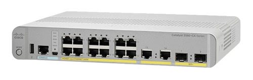Grosbill Switch Cisco WS-C3560CX-12PD-S - 12 (ports)/10/100/1000/Avec POE/Manageable