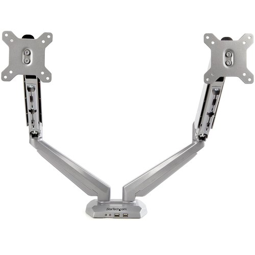 Desk Mount Dual Monitor Arm w/USB/Audio - Achat / Vente sur grosbill-pro.com - 9