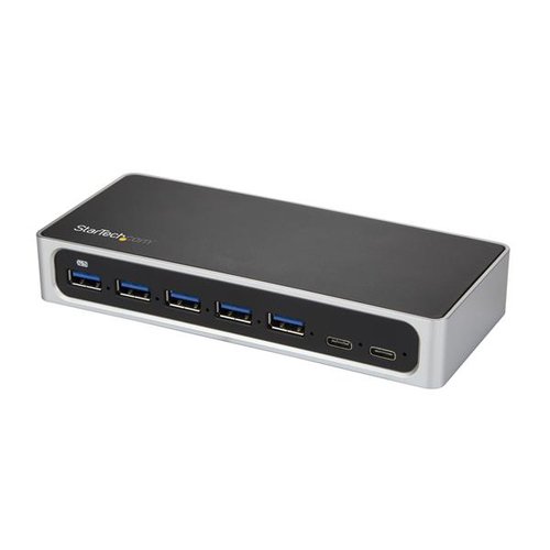 image produit StarTech USB-C 7 Port Hub with 2 USB-C/5 USB-A Grosbill