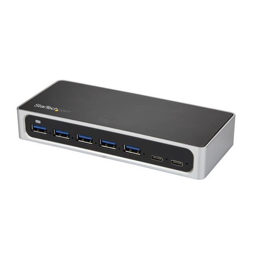 USB-C 7 Port Hub with 2 USB-C/5 USB-A - Achat / Vente sur grosbill-pro.com - 0