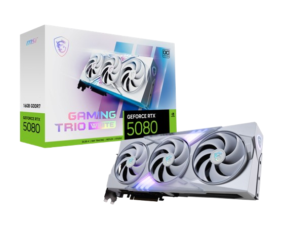 GeForce RTX 5080 16G GAMING TRIO OC WHITE
