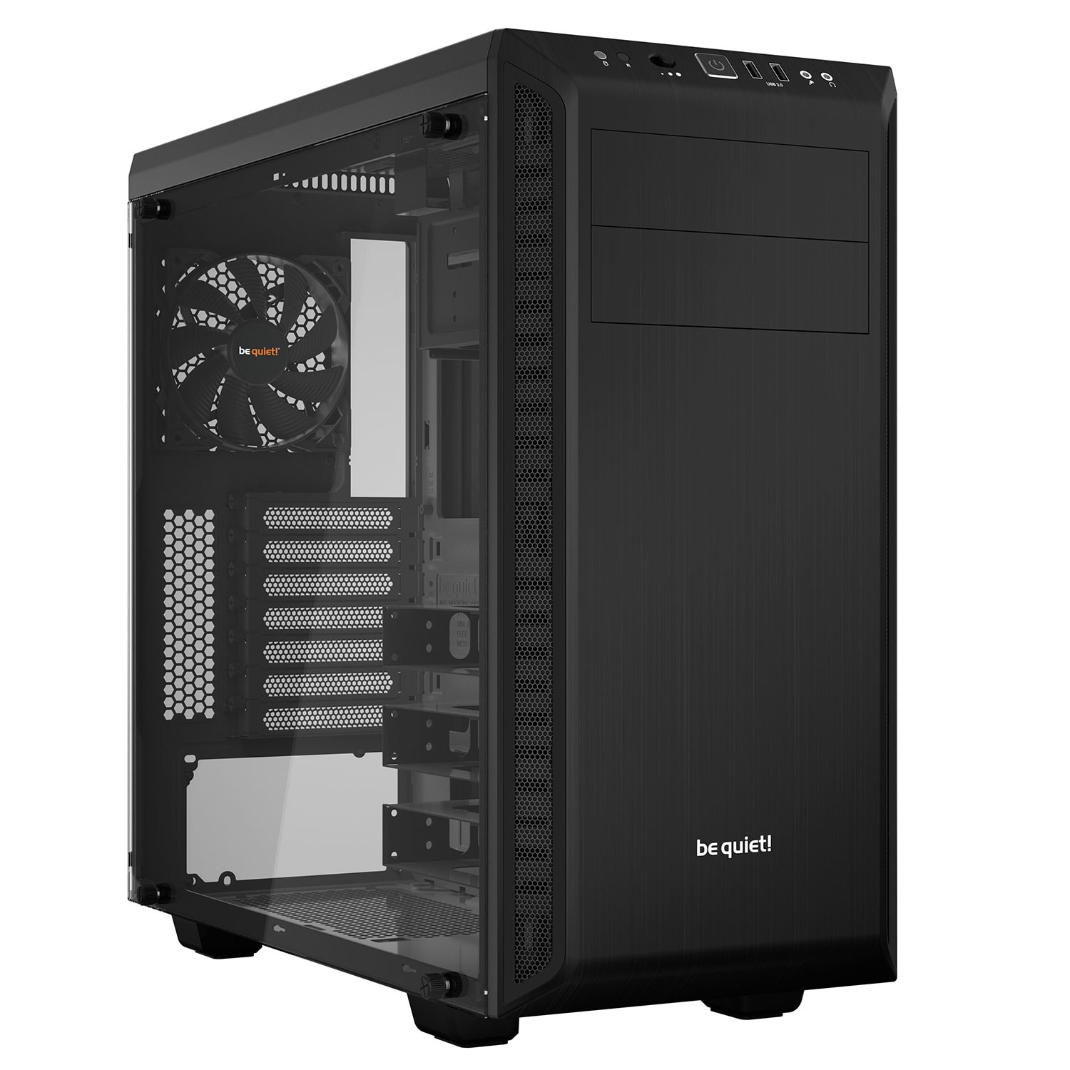 Be Quiet! Pure Base 600 Black Window BGW21 Noir - Boîtier PC - 0