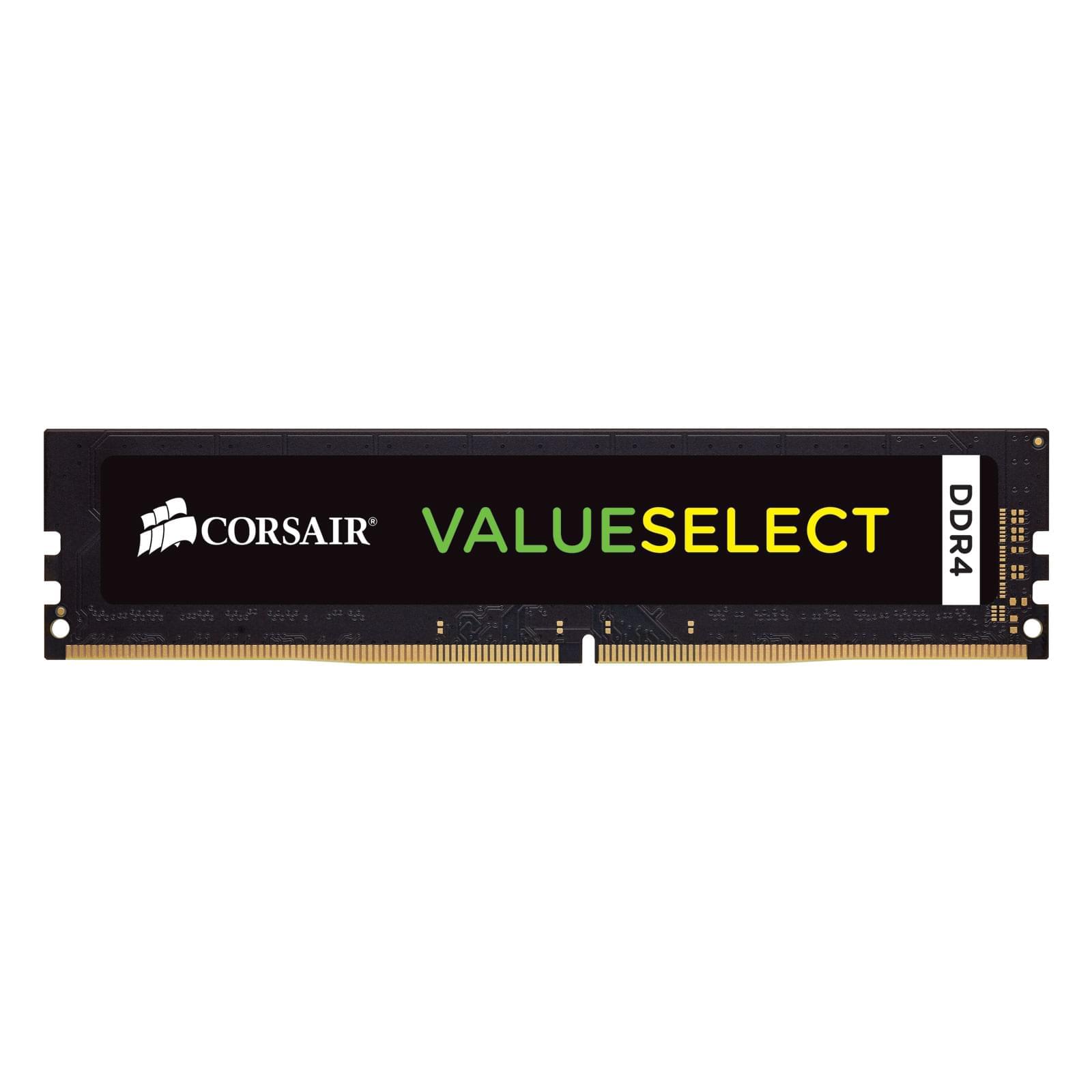 Corsair Value Select 4Go (1x4Go) DDR4 2133MHz - Mémoire PC Corsair sur grosbill-pro.com - 0
