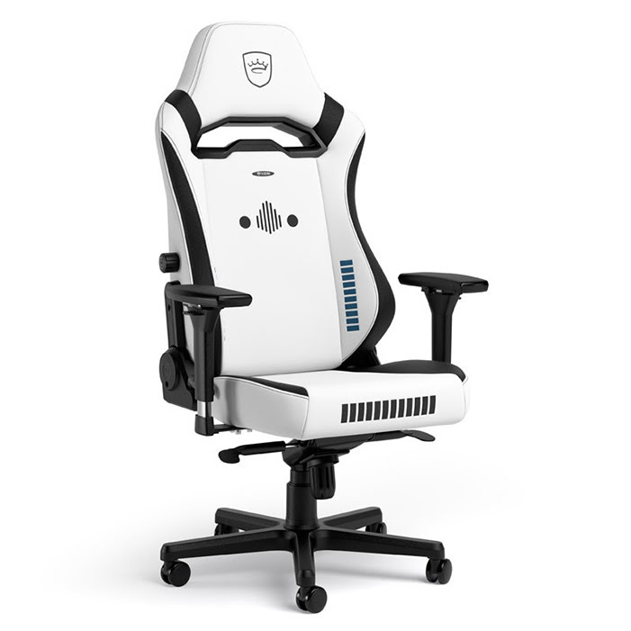 NobleChairs HERO Gaming Noir/Blanc - Siège PC Gamer - grosbill-pro.com - 0