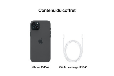 Apple iPhone 15 Plus 256Go - Black - Téléphonie Apple - 2