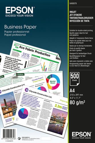 Business Paper 80gsm A4 500 sheets - Epson - grosbill-pro.com - 0