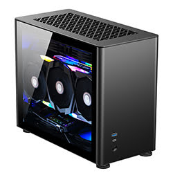 Grosbill Boîtier PC Jonsbo A4 Black - mT/Sans Alim/ITX